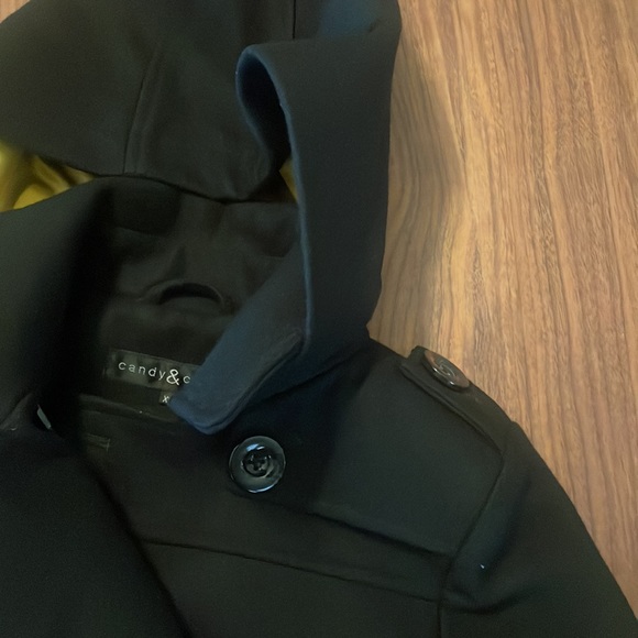 Candy & Caviar Black Peacoat - SZ XS - Picture 8 of 10